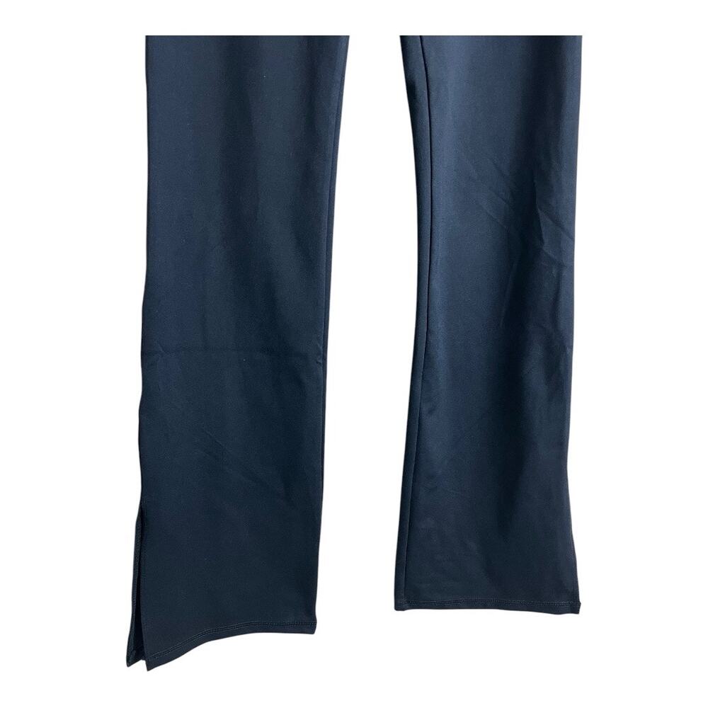 Danskin Slit Flare Pants D9712E Navy Blue Athletic Yoga Dance Pilates XS NWT New - Picture 3 of 7
